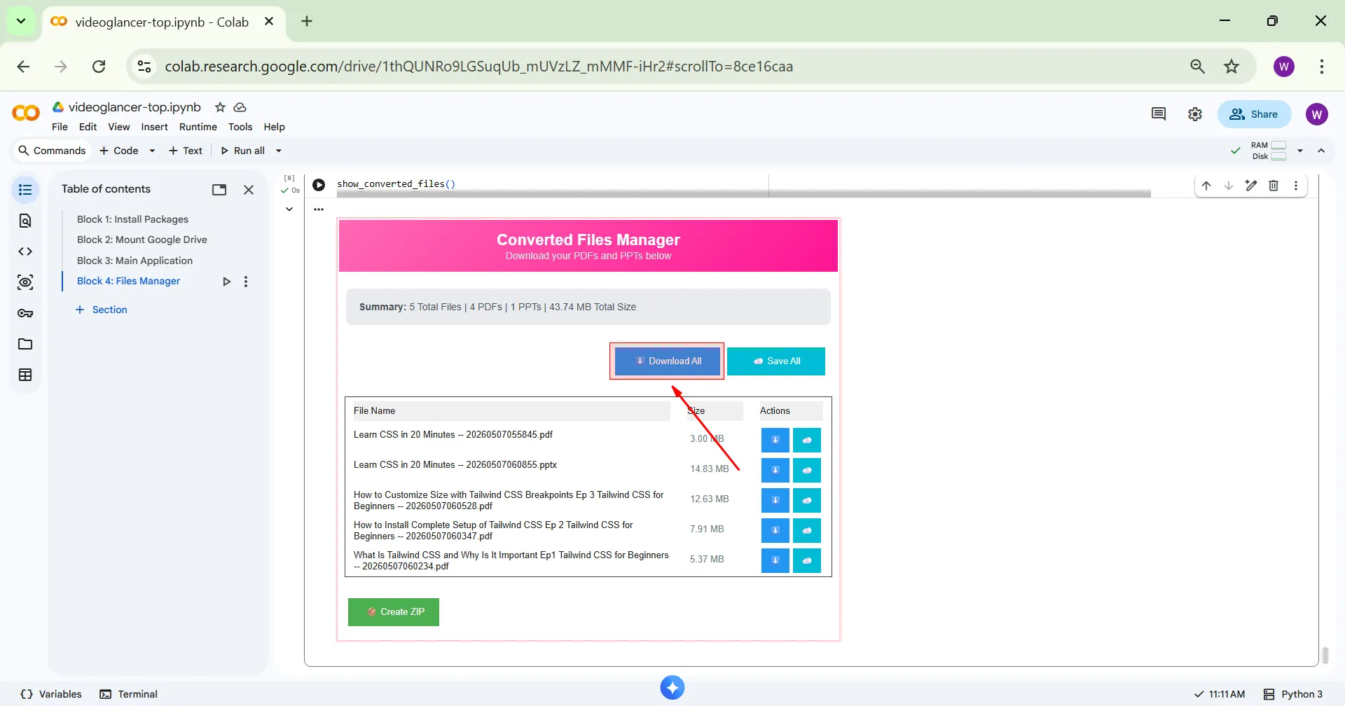 Click download all pc