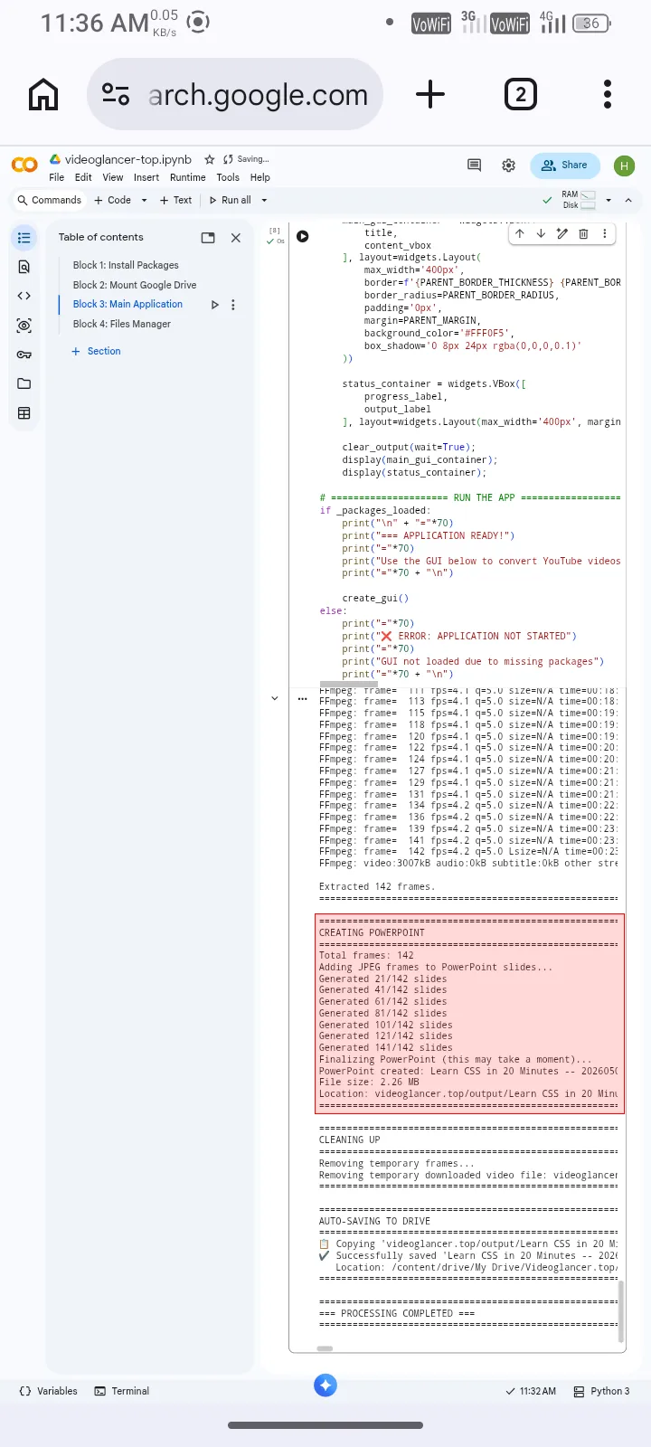 Creating ppt mobile